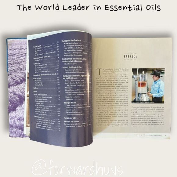 D. Gary Young World Leader In Essential Oils Hardcover Book - Picture 6 of 9
